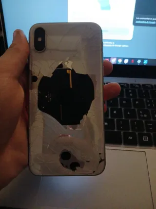 Apple iPhone X Plata