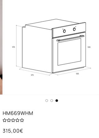 Horno acero inoxidable