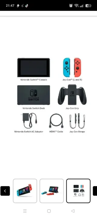 Nintendo Switch V2 Azul y Rojo