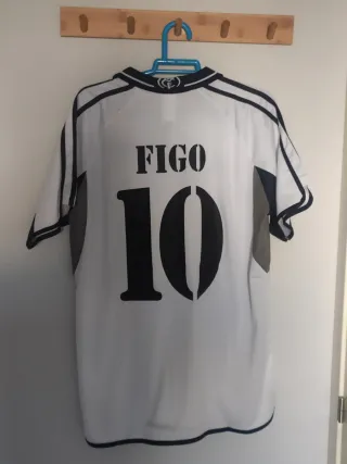 Camiseta retro Real Madrid Luis Figo. Talla XL