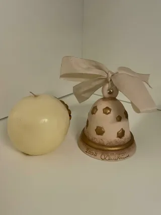 Campanella e candela Thun in ceramica