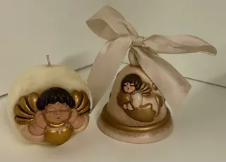 Campanella e candela Thun in ceramica