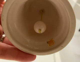 Campanella e candela Thun in ceramica