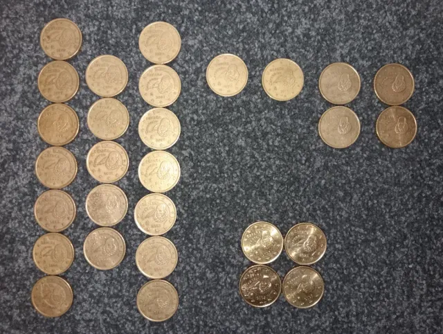 Monedas de 0,50€ españolas