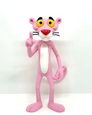 Pantera Cor de Rosa Figura