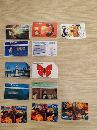 Lotto schede telefoniche estere