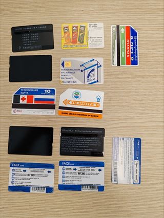 Lotto schede telefoniche estere