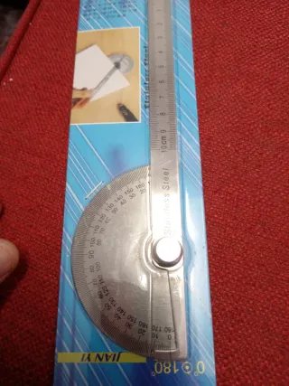 Transportador de ángulos de acero inoxidable