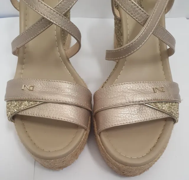 Sandali Nero Giardini Zeppa Corda Tg. 39