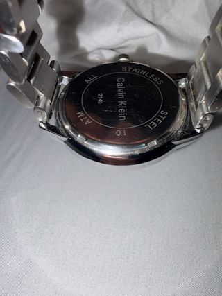 Reloj Calvin Klein Plata, para muñeca pequeña !