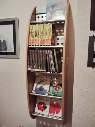 Estantería madera y metal