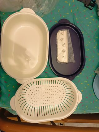 Tupperware Legumiera Ovale con Colino