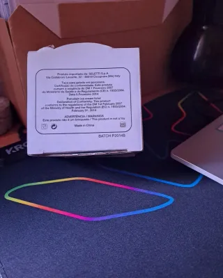 Taça de gelado de porcelana