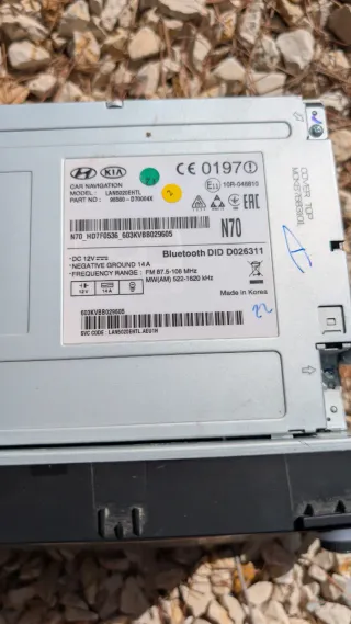 Radio GPS original Hyundai Tucson 2016