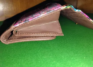 Billetero Monedero Desigual grande polipiel estamp