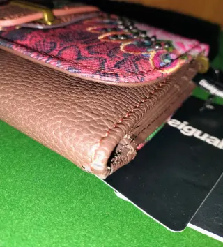 Billetero Monedero Desigual grande polipiel estamp