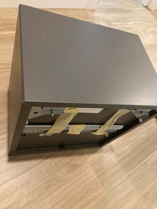 Estantería modular cubos gris