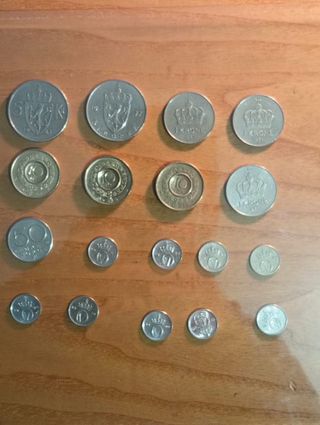 Lotto 18 monete Norvegesi rare