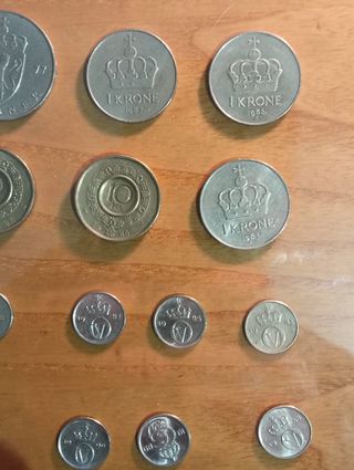 Lotto 18 monete Norvegesi rare