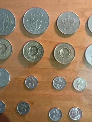 Lotto 18 monete Norvegesi rare