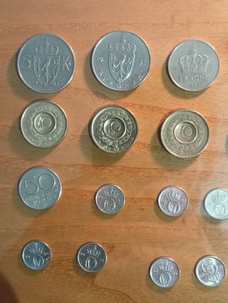 Lotto 18 monete Norvegesi rare