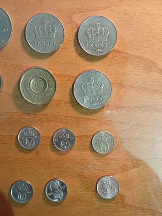 Lotto 18 monete Norvegesi rare