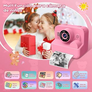 Cámara Fotos Infantil Instantánea 1080P