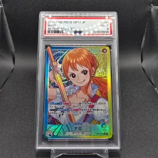 Nami OP11-041 PSA 9 A Fist of divine speed