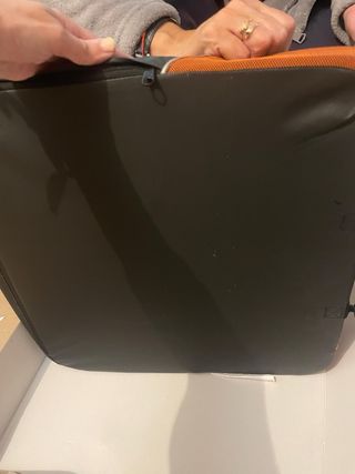 Cojín Antiescaras Negro y Naranja