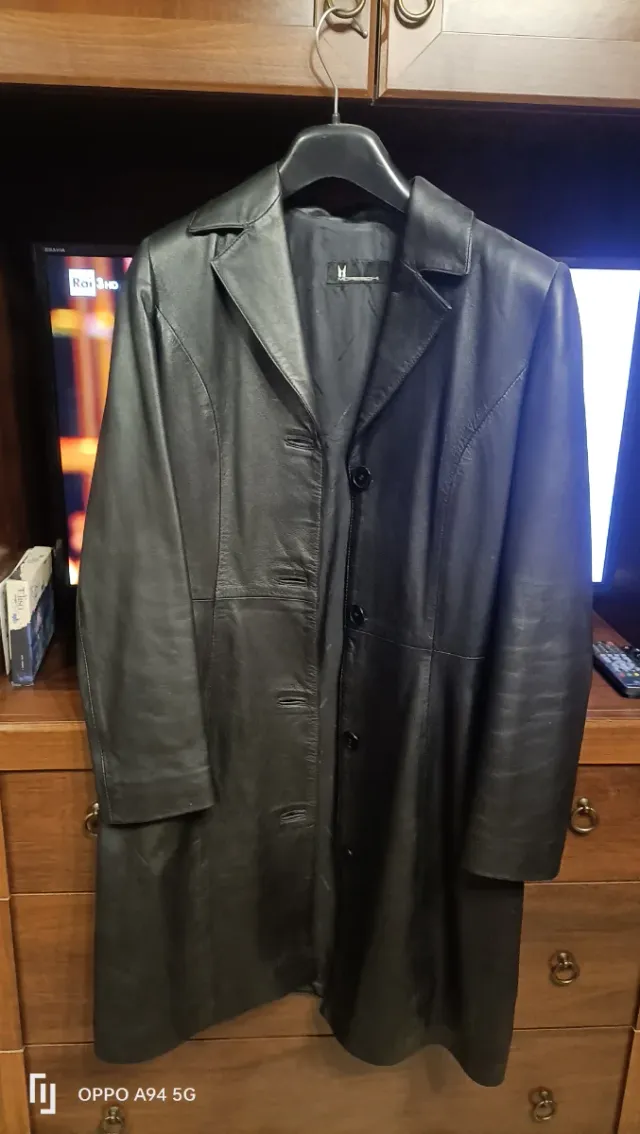 Giacca in pelle MORESCHI nera