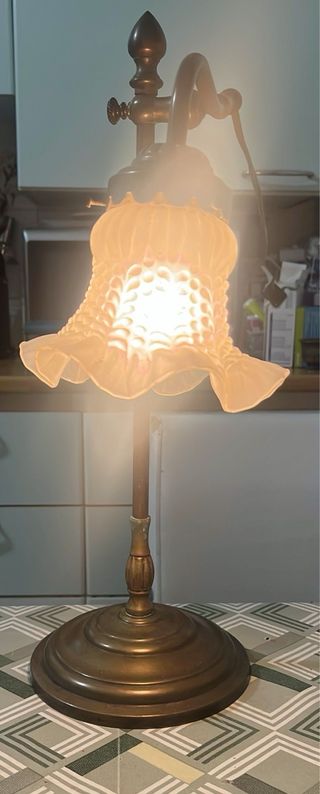 Lampada vintage ottone