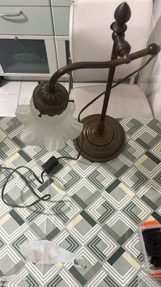 Lampada vintage ottone