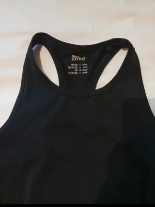 Camiseta deportiva Crivit Talla M Negra