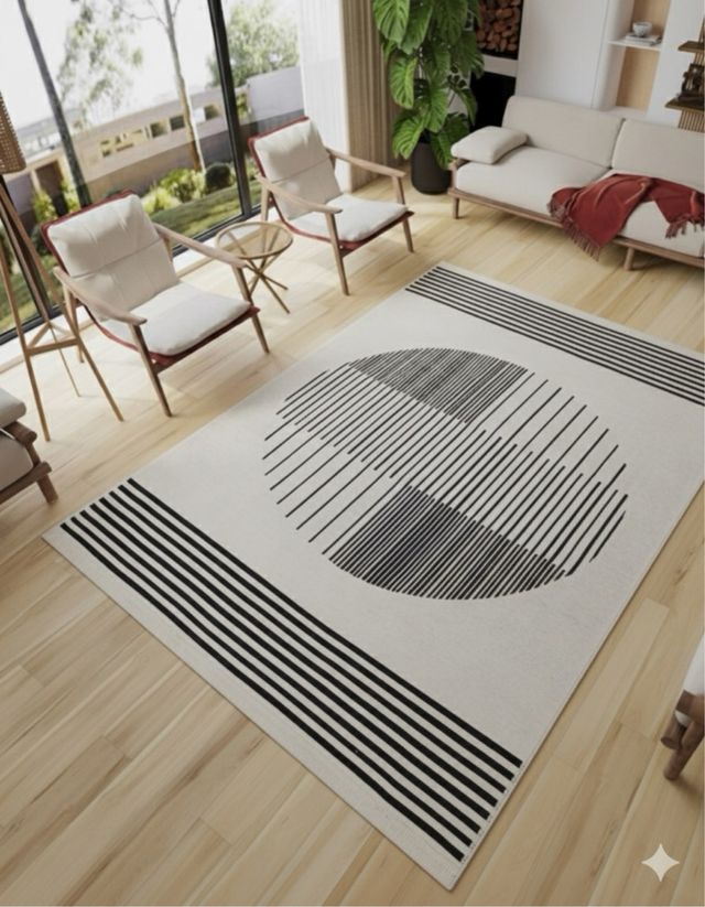 Tappeto in Cotone Design Geometrico 120x180