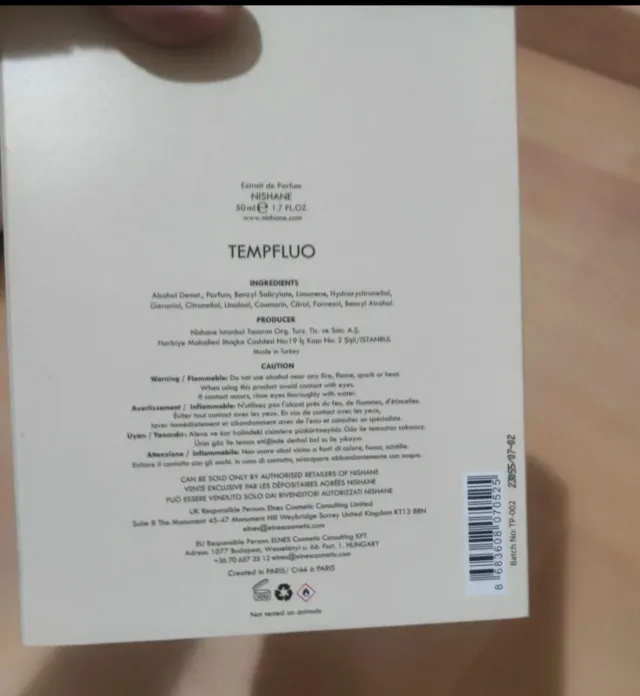 Nishane Tempfluo Perfume