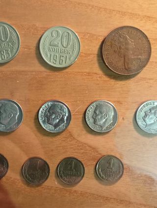 Lotto 14 monete URSS anni '60 '70 '80 + extra