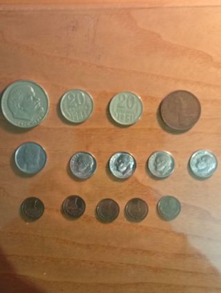 Lotto 14 monete URSS anni '60 '70 '80 + extra