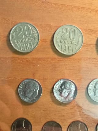 Lotto 14 monete URSS anni '60 '70 '80 + extra