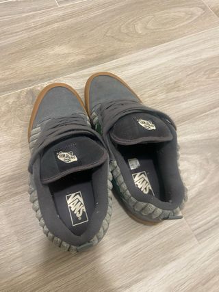 Zapatillas Vans grises y verdes