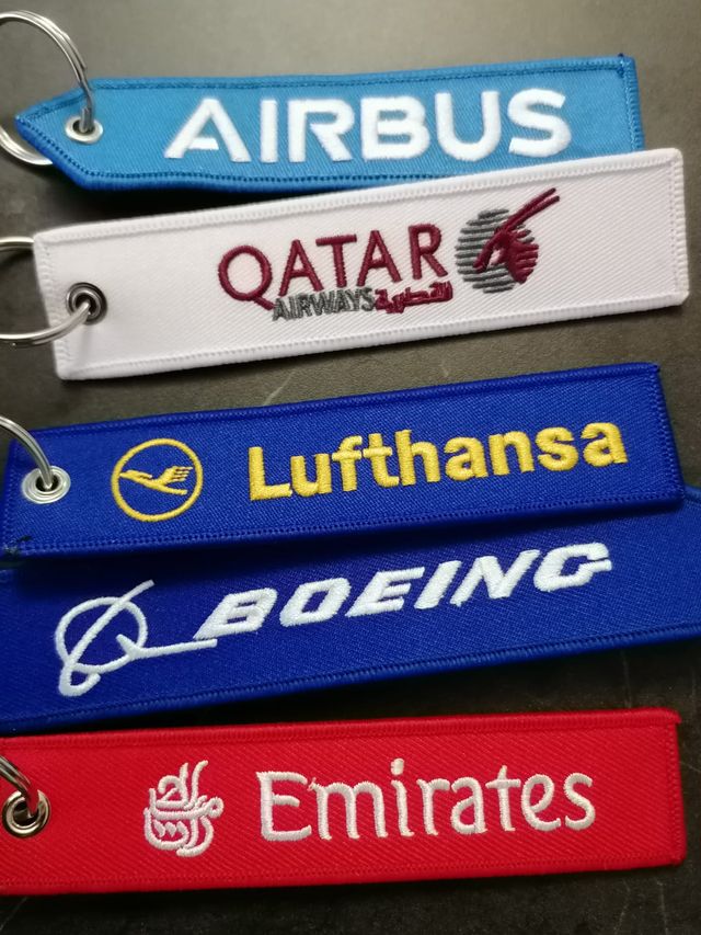 Llaveros de aviación (5 unidades)