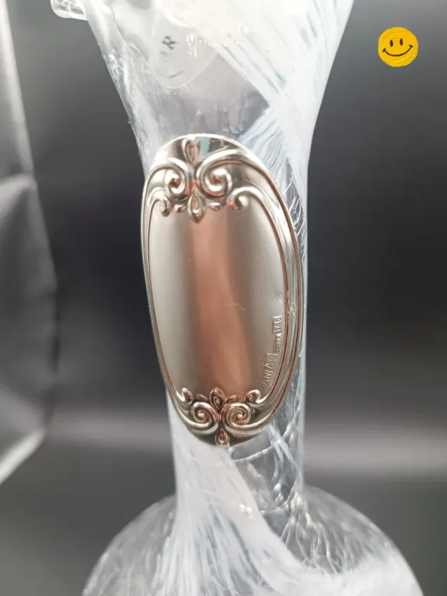 Vaso in vetro bianco