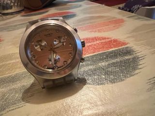 Reloj Swatch Irony Diaphane Unisex Dorado/Plateado