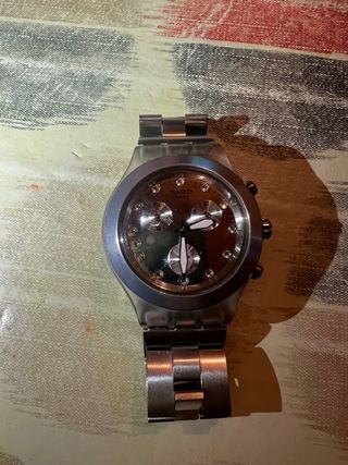 Reloj Swatch Irony Diaphane Unisex Dorado/Plateado