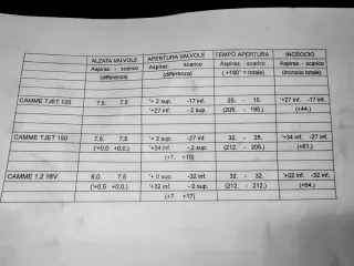 Albero a camme Fiat 1.2 16V 80cv