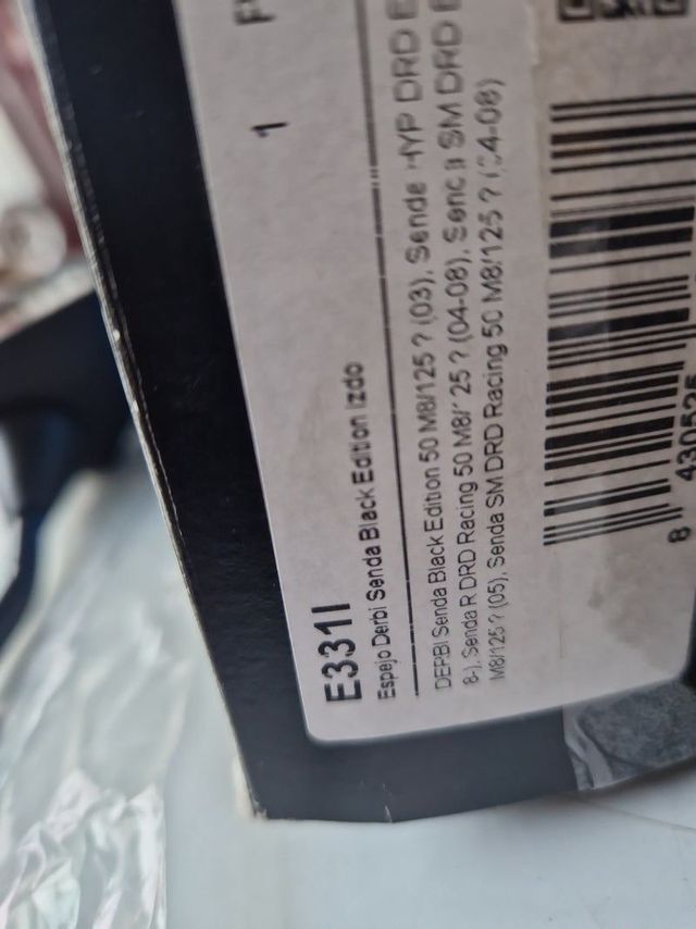 espejos moto DERBI SENDA 50 R DRD RACING DER-IZQ