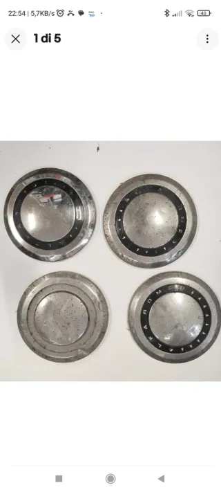 Coppe ruote Alfa Romeo Duetto Alfasud GT