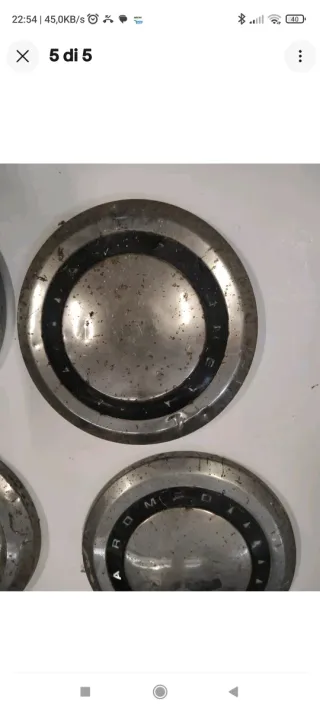 Coppe ruote Alfa Romeo Duetto Alfasud GT