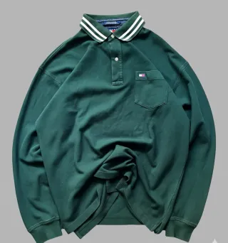 Iconica Polo Tommy Hilfiger Anni '90 Verde