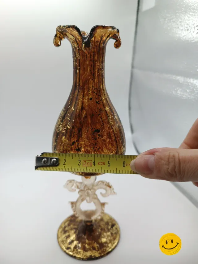 Vasetto Murano dorato