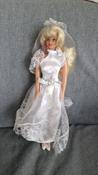 Barbie Novia Vestido Blanco